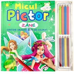 Micul Pictor Zane Cu Creioane De Colorat, - Editura Flamingo