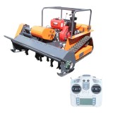 Masina de tuns iarba cu telecomanda pe senile, diesel 12.5 CP, 1200 mm, THOR
