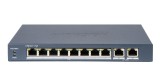 Switch PoE Hikvision DS-3E0310P-E/M(B): 8 &times; 10/100 Mbps PoE port,