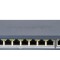 Switch PoE Hikvision DS-3E0310P-E/M(B): 8 &times; 10/100 Mbps PoE port,