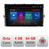 Navigatie VW 2DIN 2018- E-933 Octa Core cu Android Radio Bluetooth Internet GPS WIFI DSP 4+64GB 4G CarStore Technology
