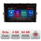 Navigatie VW 2DIN 2018- E-933 Octa Core cu Android Radio Bluetooth Internet GPS WIFI DSP 4+64GB 4G CarStore Technology