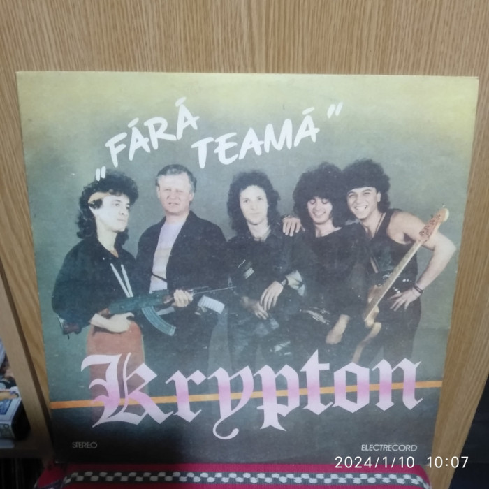 -Y- FORMATIA KRYPTON - FARA TEAMA ( STARE NM ) DISC VINIL LP