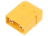 Soclu Alimentare DC XT90 pentru PCB Galbenă