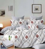 Cumpara ieftin Lenjerie Pat Kimberly Sx174, Bumbac, 6 Piese, Cu Elastic, Alb, Gri, Imprimeu