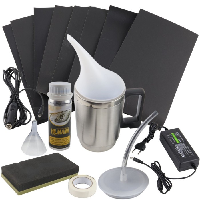 Set HILMANN restaurare faruri cu polimer 100 ml