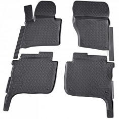 Set de 4 covorase cauciuc 3D stil tavita premium pentru VW Touareg II, 2 7P 2010-2018