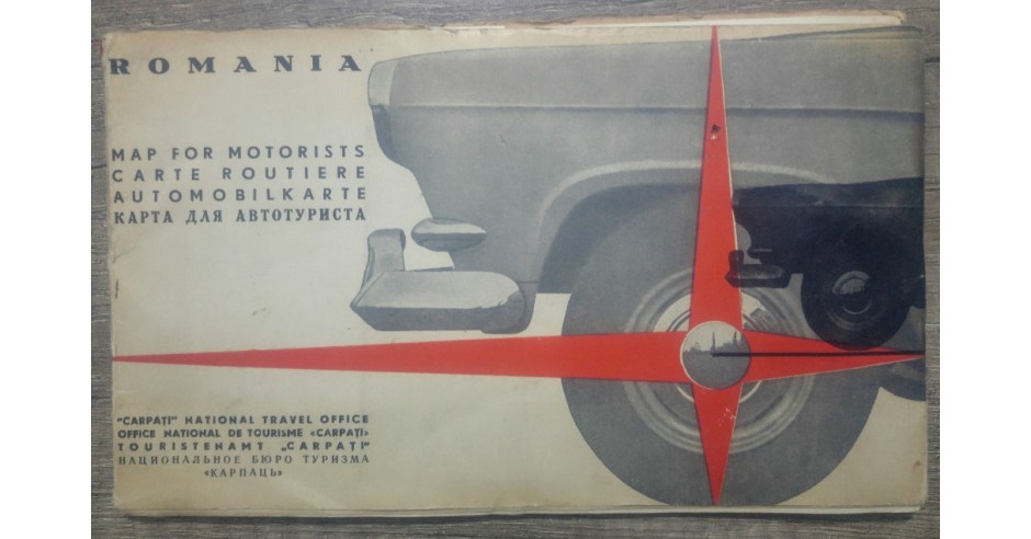 Harta Asociatia automobilistilor din RPR// ONT Carpati | Okazii.ro