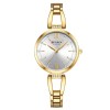 Ceas Dama CURREN 9092, Quartz, Bratara Aurie, Cadran Alb, Otel Inoxidabil, 30mm, Elegant si Versatil