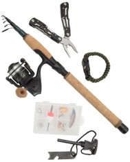 Combo ABU GARCIA Diplomat Wilderness Survival Tele Combo, 2-10g, 2.13m, 6seg