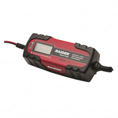 Redresor auto digital Raider, 6/12 V, 4 A, 120 Ah, protectie suprasarcina