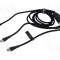 Cablu USB 2.0 USB C VENTION 1,5m negru cu 2 mufe nichelate