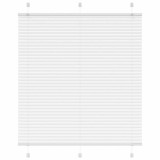 vidaXL Jaluzea plisată alb 120x100 cm Lățime țesătură 119,4 cm