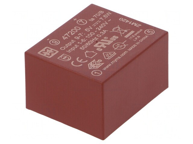 Convertor AC/DC 7.5W 5VDC