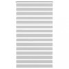 Jaluzea tip zebra gri deschis lățime țesătură 130,9cm poliester
