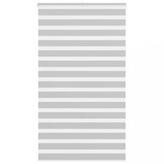 vidaXL Jaluzea tip zebra gri deschis lățime țesătură 115,9cm poliester