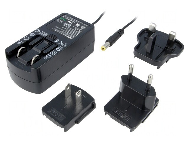 Alimentator 18VDC 1,33A 24W Ştecher EU/UK/US