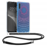 Husa Kwmobile pentru Samsung Galaxy A50, Silicon, Multicolor, 49348.03, Textil, Carcasa