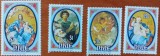 NIUE-CRACIUN 1993-&#039;&#039;PICTURI CELEBRE&#039;&#039;-SET de 4V.-MNH LUX -NESTAMPIL.-VEZI SCAN