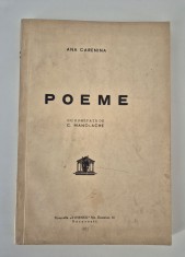 Carte veche 1935 Ana Carenina Poeme Carte rara