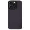 Husa telefon tactical magforce aramid pentru iphone 15 pro, compatibila magsafe, fibra aramida, 0.8 mm, negru