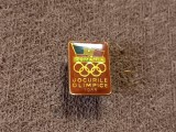 Insigna olimpica - Comitetul Olimpic din ROMANIA - Jocurile Olimpice COREEA de SUD 1988