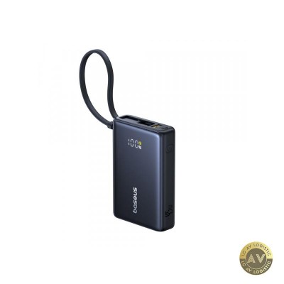 Baterie Externa Wireless Baseus PicoGo 5000mAh 20W PD + FQI 1 x QI - 1 x USB-C Neagra P10076802123-00 foto