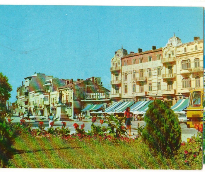 CPI B 11318 CARTE POSTALA - CONSTANTA. PIATA OVIDIU