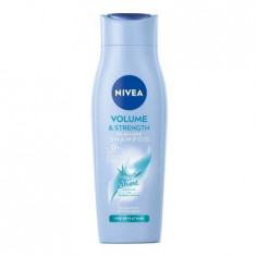 Sampon pentru par cu fir subtire, lipsit de volum Volume & Strength, 400 ml, Nivea