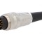 Conector M16 mufă tată lipire cablu PIN 8 5A 60V drept