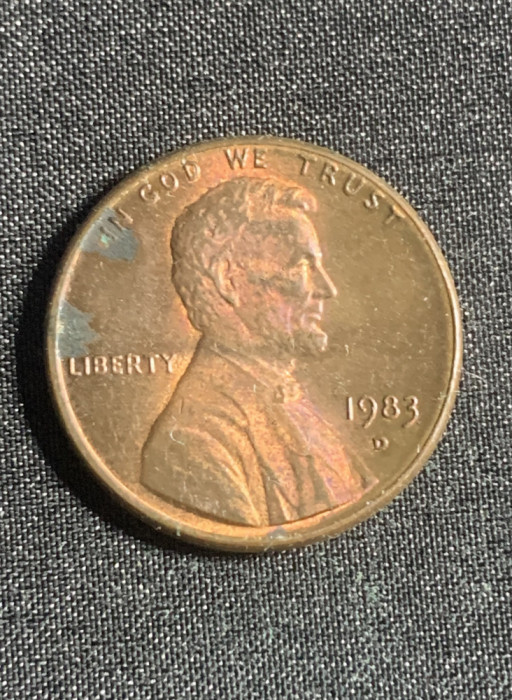 Moneda One cent 1983 USA