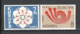 Andorra Spaniola.1973 EUROPA MA.148, Nestampilat