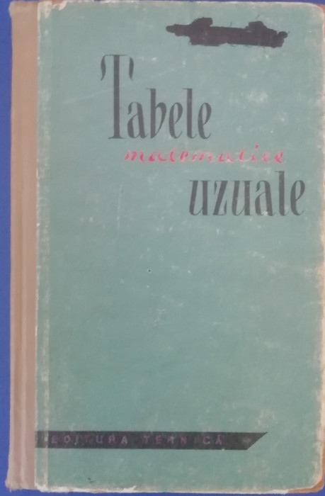 myh 26s - TABELE MATEMATICE UZUALE - ED 1961