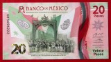 Mexic 20 Pesos 5 oct. 2021 Comemorativa Polimer UNC necirculata **