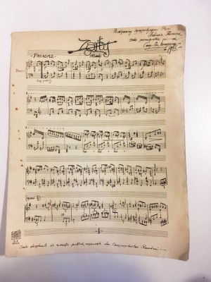 (T) Partitura muzicala veche - Zarty (Gluma), 1933, 4 pagini foto