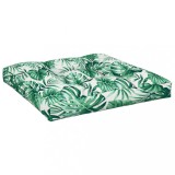Cumpara ieftin Perna canapea din paleti, model frunze, 70x70x12 cm