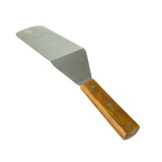 Paleta pentru gratar, Inox, Maner de lemn