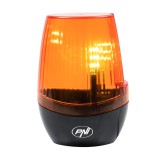 Lampa LED de semnalizare deschidere poarta PNI LMP130, 12-265V, intermitenta, pentru porti autoportante, IP54