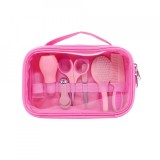 Cumpara ieftin Set ingrijire unghii copii cu 7 piese BabyJem (Culoare: Roz)