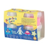 Set plastilina non-toxica Feuchtmann Kinder, neon