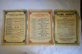 afis afise Teatrul National Iasi program spectacole 1959-1960