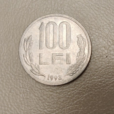 România - 100 lei (1992) monedă s019