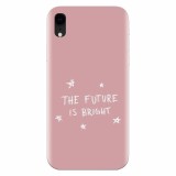 Husa silicon pentru Apple Iphone XR, The Future Is Bright