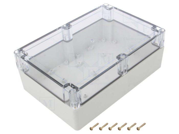 Carcasă universală IP67 ABS-PC transparentă