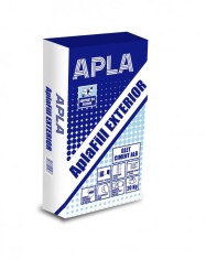 Aplafill Finisaj, pentru exterior, Glet de finisaj pe baza de ciment, Alb foto