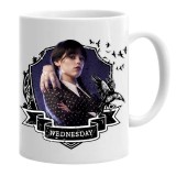 Cana alba personalizata wednesday serial nevermore academy, INOVATIX&reg;. 330 ml