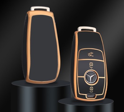 Husa de protectie premium pentru cheie auto Mercedes Benz, Elegance Luxury Cover Key, Neagra MyStyle&amp;reg; foto