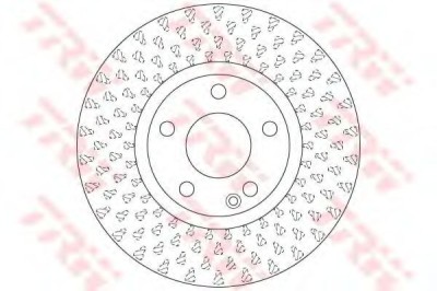 Disc frana MERCEDES A-CLASS (W176) (2012 - 2016) TRW DF6501 foto