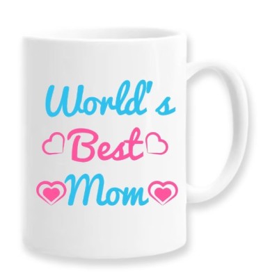 Cana alba personalizata &amp;quot;World&amp;#039;s best mom&amp;quot;, INOVATIX&amp;reg;. 330ml foto
