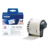 Banda Continua Hartie Original Brother Black on White, DK44205, pentru P-TOUCH QL-1100|QL-800|QL-810|QL-1050|QL-1060|QL-500|QL-560|QL-570|QL-580|QL-65